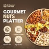 Round Serving Tray 242 x 242 x 3 Gourmet Nut