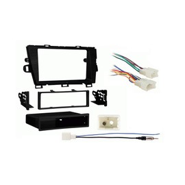 Harmony Audio HA-40LX11 Compatible with Toyota Prius Prius Plug in 2012-2015 Aftermarket Radio Antenna Adapter, MET13-99-8226B Single/Double DIN Installation Dash Kit and HA-701761 Radio Harness