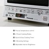 Panasonic FlashXpress Toaster Oven Countertop, 4-Slice Compact Size with Double