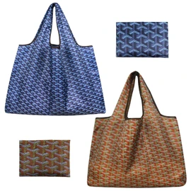 NIDHFG 2-Piece Shopping Bags, Large-Capacity Shopping Bags, Waterproof Shopping Bags, Foldable Shopping Bags, Fashionable Shopping Bags.