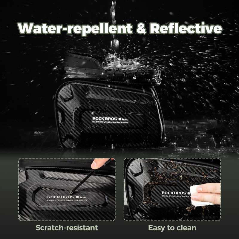 ROCKBROS Frame Bag Bicycle Bag Handlebar for Smartphone Touchscreen with