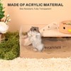 BUCATSTATE Sand Bath Container for Hamster with Ladder - Acrylic