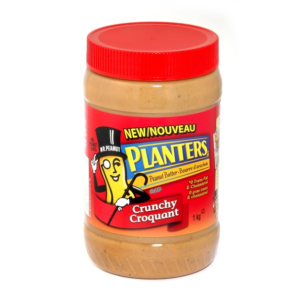Planters, Crunchy Peanut Butter, 1kg/35.3 oz, Imported from Canada}