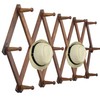 WEBI Accordion Wall Hanger, Wooden Coat Rack Wall Mounted, Hat