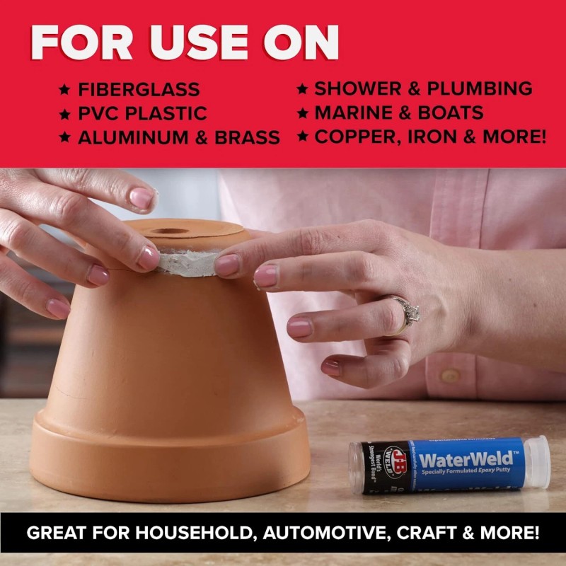 J-B Weld Jb Weld Waterweld 2Oz Epoxy Putty Stick Off