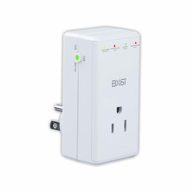 BXST Brownout Surge Protector for Refrigerator One Outlet Adjustable Delay 15S/30S/3M High and Low Voltage Electronic Single rotated 350° Plug Power Surge Protector for Home Appliance 140J 120V