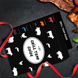 Vikkivikki Magnetic Barbecue Guide for Barbecue Times, Gifts Grilling, Grill Accessories, Kitchen Thermometer, Grill Termometer, Barbecue, Gifts for Men