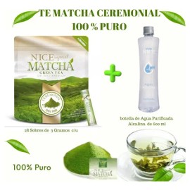 Té Verde Matcha Nice Imperial 28 Sobres 1 Gramo Concentrado                                                                                           