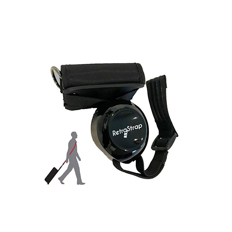 RetraStrap Hands Free your carry-on luggage - Anti theft.