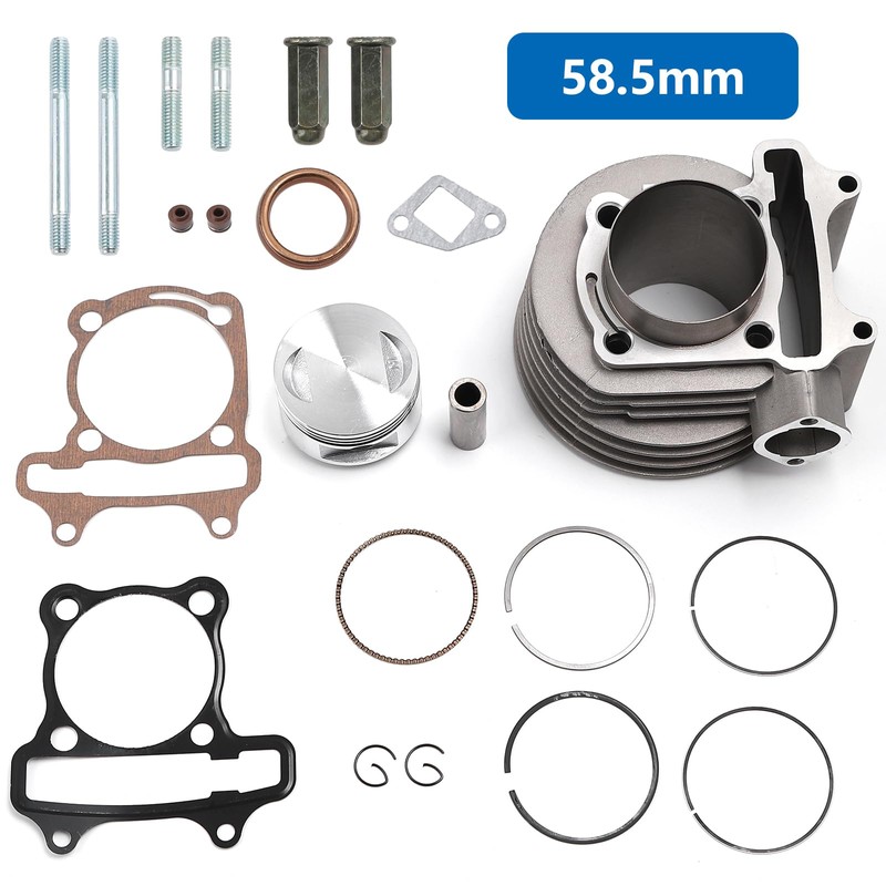Minho Cylinder Top End Rebuild Kit with Piston Ring Gasket