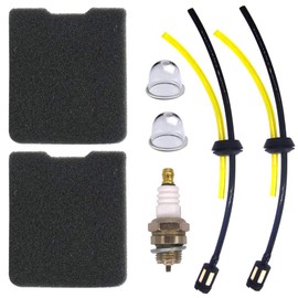 Jinerdony Air Filter Fuel Line Kit Primer Bulb for Husqvarna 145BT 155BT 145BF Leaf Blowers