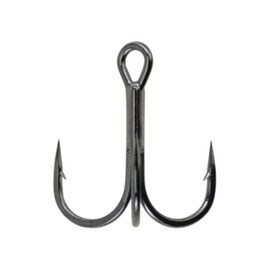 Berkley FUSION19 Treble 1X Hooks, Size 2 Hook, Black Nickel,Per 6