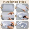 Sintuff 12 Pack Large Boot Storage Boxes with Lids for