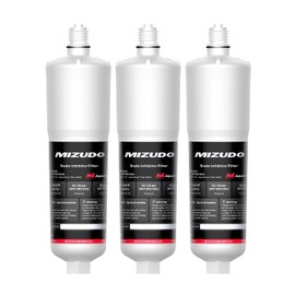 AP431 Replacement Cartridge for Aqua-Pure AP430SS, MIZUDO Whole House Scale Inhibition System, NSF Certified Water Heater Softener System, Prevent Scale Build Up On Hot Water Heaters, 3 Pack