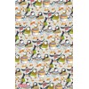 Emma Ball Woolly Puffins Cotton Tea Towel