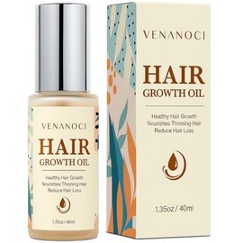 Biotina, aceite de ricino y romero para el crecimiento del cabello para mujeres, tratamientos de pérdida de cabello para cabello seco dañado y crecimiento, suero para cabello más grueso, más largo y más saludable, tratamiento natural rico en vitaminas