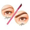 Mikinona Brow Makeup Tool 2pcs Women's Angled Brush for Eyebrow