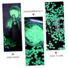 BIUDECO 4 Pack Manicure Luminous Sequins 5 Geometric Nail Art