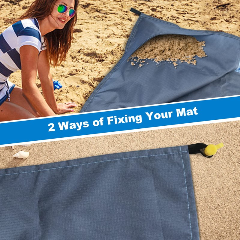 Beach Blanket Beach Mat - Sandproof Large Blanket 210 *