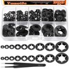 Tanstic 350Pcs Internal Tooth Star Lock Washers Push On Locking
