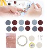 20pcs / set Watch Glass Polishing Pad Felt Polishing Buffing