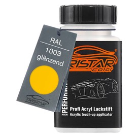 TRISTARcolor RAL 1003 Signal Yellow Glossy Paint Pen 50 ml Quick Drying