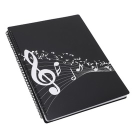 Sheet Music Folder A4 Size ABS Waterproof Music Sheet File Paper Storage Folder for Piano