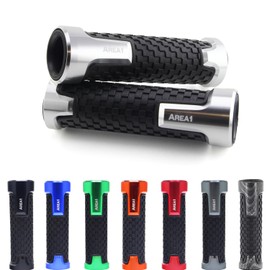 Area1 handlebar grips for MÓ 50 125 Barcelona, Menorca, Tarifa Elektroroller, TS Street Hunter E-Moped, CPX 90 E-Motorrad, CPX Pro, TC Max 95, TC TS Eco 45 (11,silver,22/24/25mm)