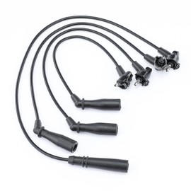 Frankberg 4x Ignition Cable Set Ignition Cable Compatible with Starlet P8 1.0L 1.3L 1989-1996 Replace# 90919-22329