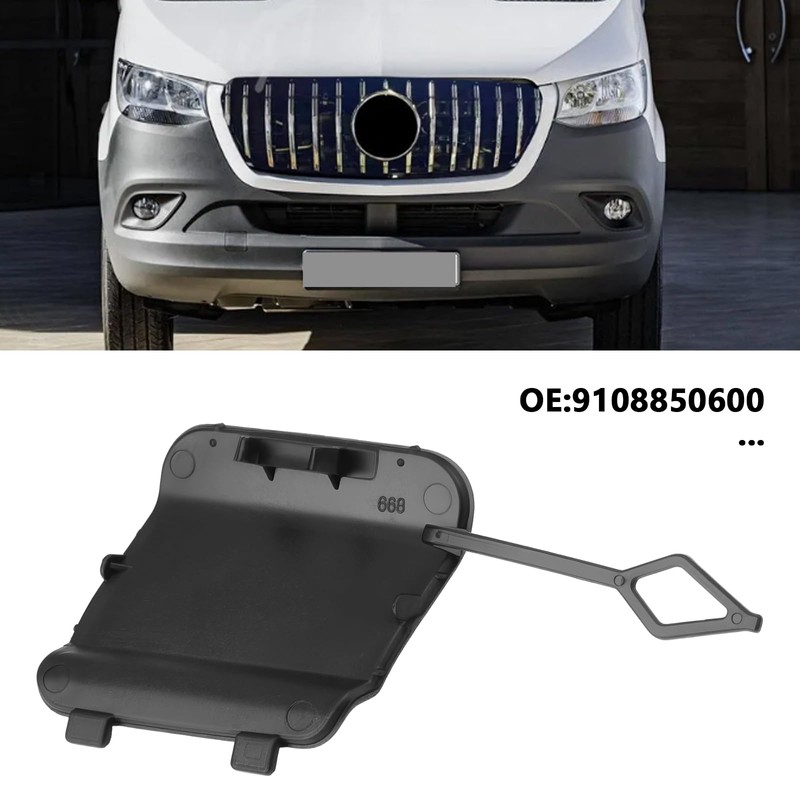 YINETTECH Front Bumper Tow Towing Hook Cover 9108850600 Compatible with