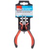Hilka 26100700 Mini Combination Pliers with Soft Grip, Red