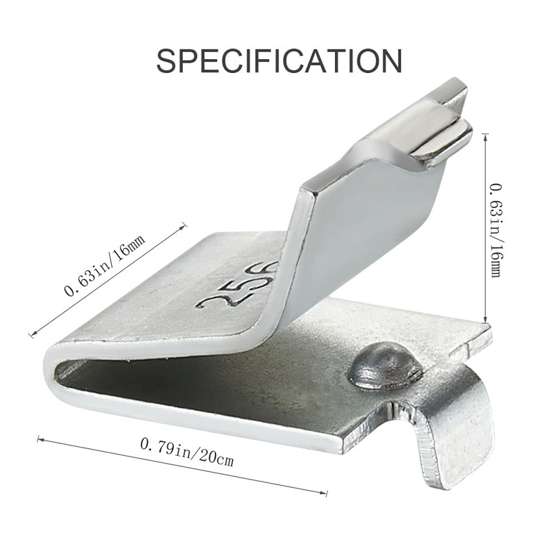 Hosrnovo Shelf Clips, Adjustable Supports Clip for 255 Standard Pilaster,