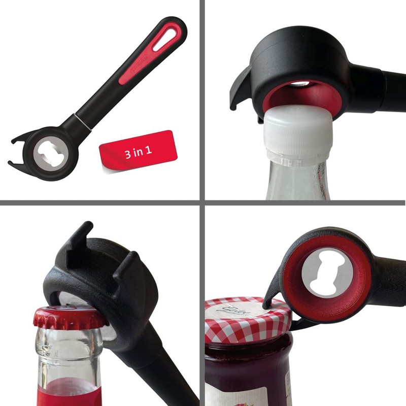 Westmark Gallant 29482270 Multi-Opener, for Lids, Bottle Caps, Screw Caps,