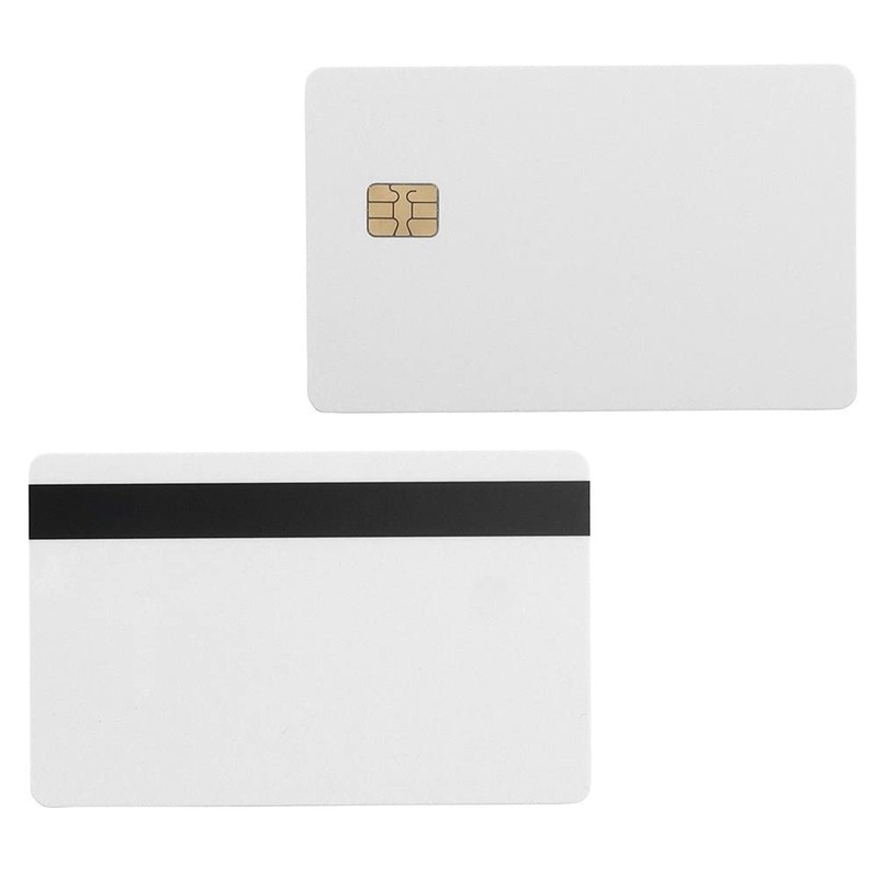 Gialer 100 Packs SLE4442 Chip Contact IC Card with 5/16inch