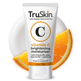 TruSkin Vitamin C Face Cream – Brightening & Hydrating Daily Moisturizer with Vitamin E, B5, Jojoba Oil & Green Tea – Smooth, Radiant-Looking Skin, 4 Fl Oz