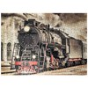 A Departing Steam Train - Premium 500 Piece Jigsaw Puzzle