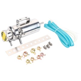350ml Aluminum Car SUV Overflow Catch Tank Cooler Coolant Aluminum Reservoir Kit Universal