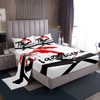 Boys Taekwondo Bed Sheet Set Queen Super Soft,Kids Teens Japanese