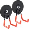 Keukenket 88 mm Strong Magnetic Hooks, Double Hooks, Magnetic Base