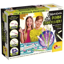 Lisciani Giochi I'm a Genius Erasable Pen Laboratory: Scientific Kit - Chemistry - Creativity - Observation - Fine Motor Skills - Children from 8 Years