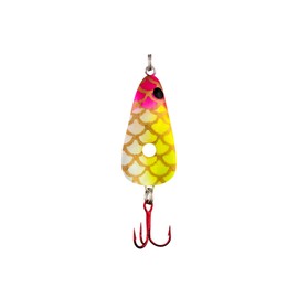 Lindy Fishing Tackle - Lindy Glow Spoon 1/16-Clown (LGS207), Multi-Color, Standard