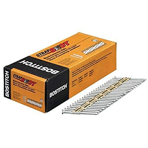 BOSTITCH Metal Connector Nails, Paper Tape Collated, 500-Pack (PT-MC14825G.5M)