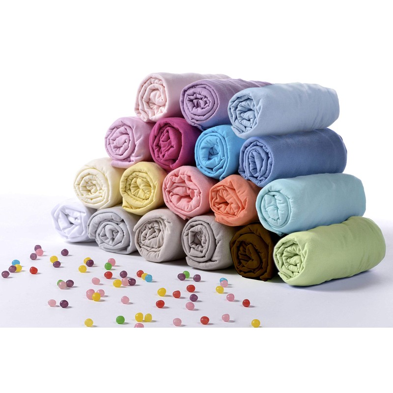 Poyetmotte Waterproof Fitted Sheet, 70 x 140 cm, Pearl, One