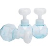 3Pcs PETG Flower Foam Bottle 300ml Mousse Pump Bottle Hand