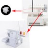 Fbshicung 2 Pcs Clear Spool Holder #546893 Thread Adapters for