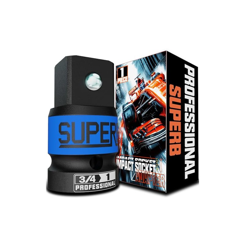 Aiourx 3/4" to 1" Impact Socket Adapter, CR-V, Socket Adapter