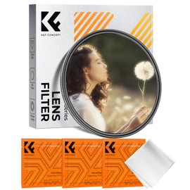 K&F CONCEPT 72mm 1/4 Black Mist & ND2-32 Filter Multifunction Filter 2-in-1 2-in-1 Soft Effects + Dimming Effects Variable ND 18-Layer Nano Coating (Nano-Klear)