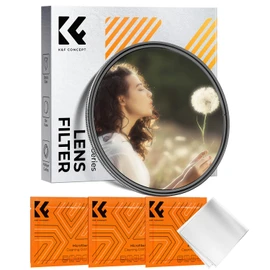 K&F CONCEPT 72mm 1/4 Black Mist & ND2-32 Filter Multifunction Filter 2-in-1 2-in-1 Soft Effects + Dimming Effects Variable ND 18-Layer Nano Coating (Nano-Klear)