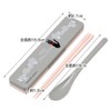 Skater CCS3SAAG Ghibli Chopsticks & Spoon Set, Silver Ion Ag+