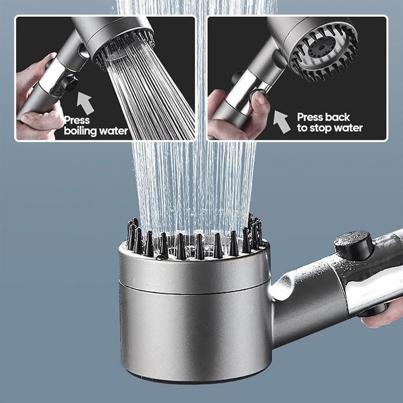 Cowenhey Ion Drops Shower Head, Filtered Shower Head with Massage